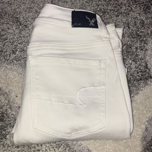 white american eagle jeggings